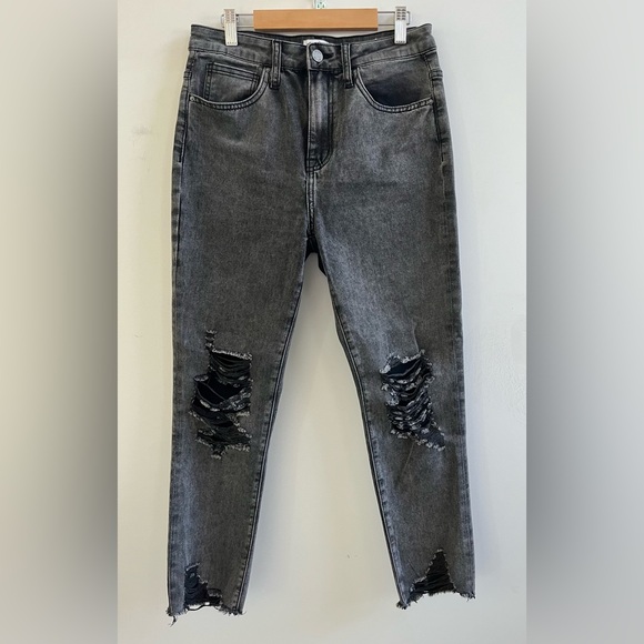 Simple Society Denim - Women’s Distressed Gray Jeans Size:28/7